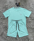 UA Teal Runner Shorts+Shirt set
