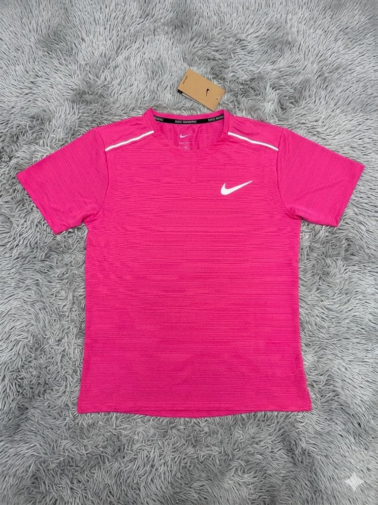 Salmon Pink Reflection QuickDry Runners Shirt
