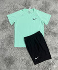 Mint Green Runner Shorts+Shirt set
