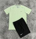 Baby Mint Runner Shorts+Shirt set