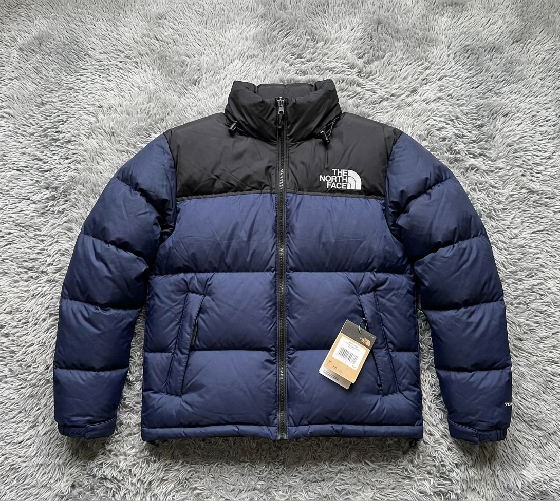 Blue Northern Head Puffer Jacket