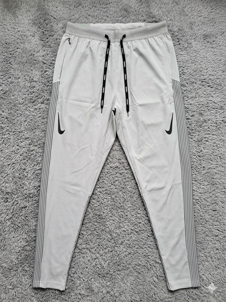 White Runners QuickDry Performance Pants