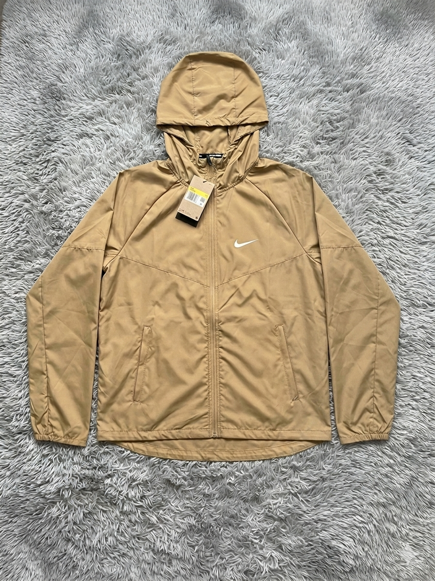 Khaki/Desert Sand QuickDry Performance Windbreaker