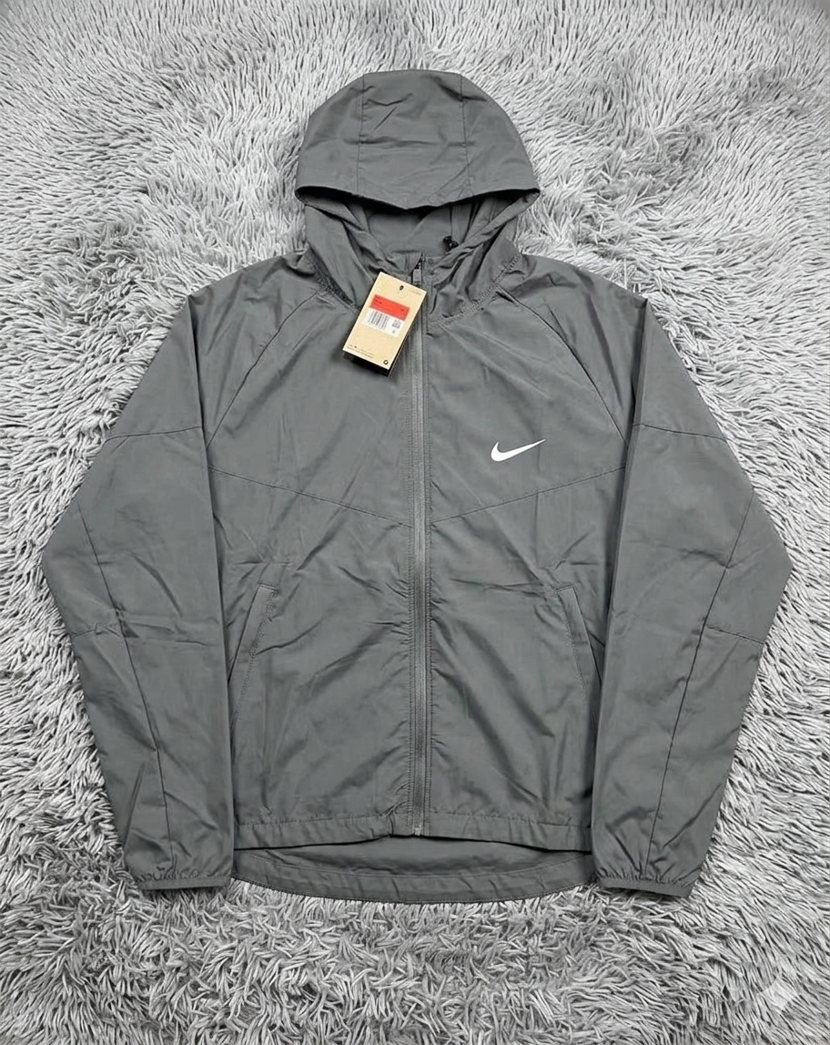 Smokey Grey QuickDry Windbreaker + Jogger Set